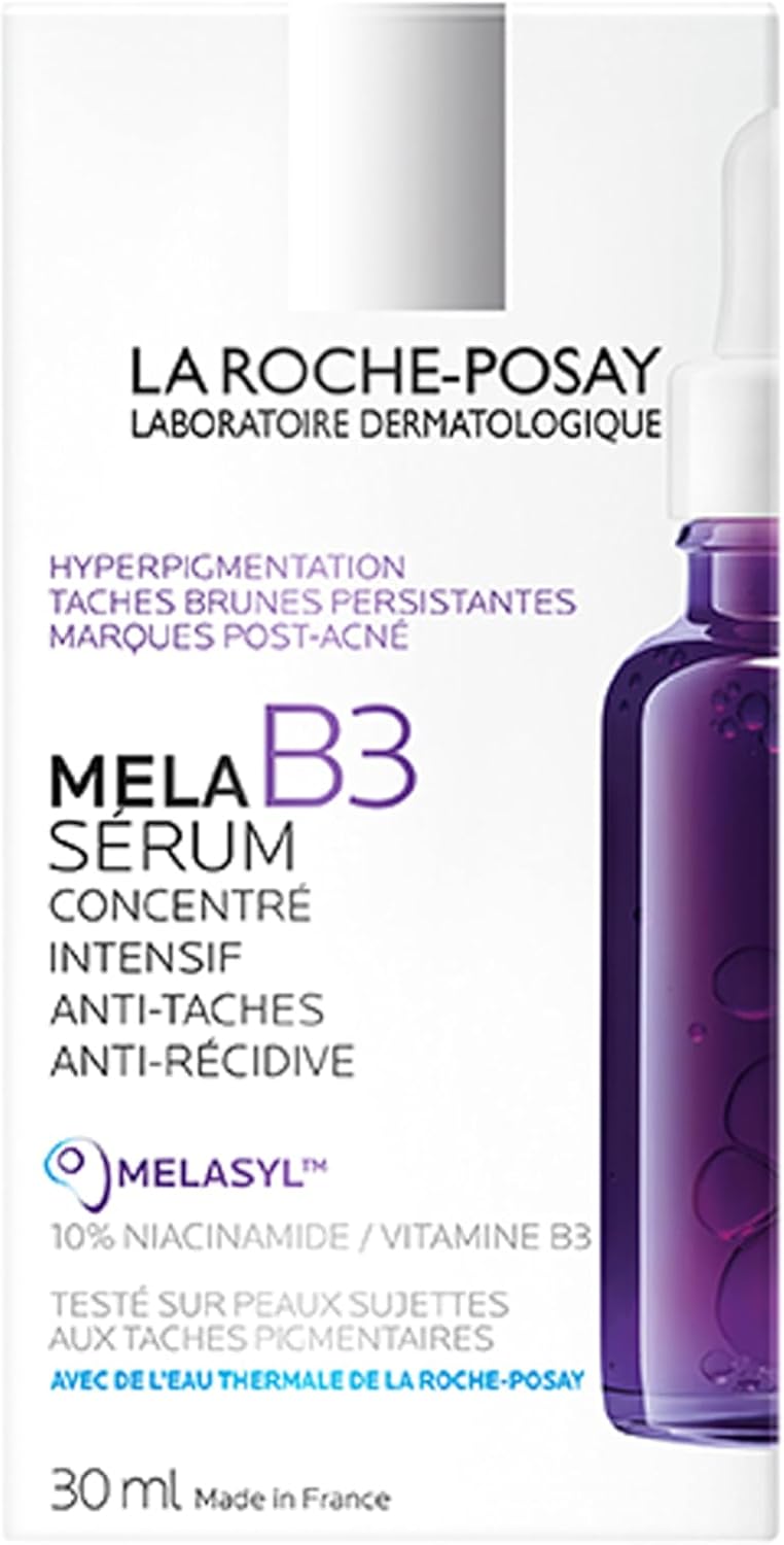 La Roche-Posay Mela B3 Dark Spot Niacinamide Serum 30ml – Anti-Hyperpigmentation Serum with 10% Niacinamide & Melasyl™