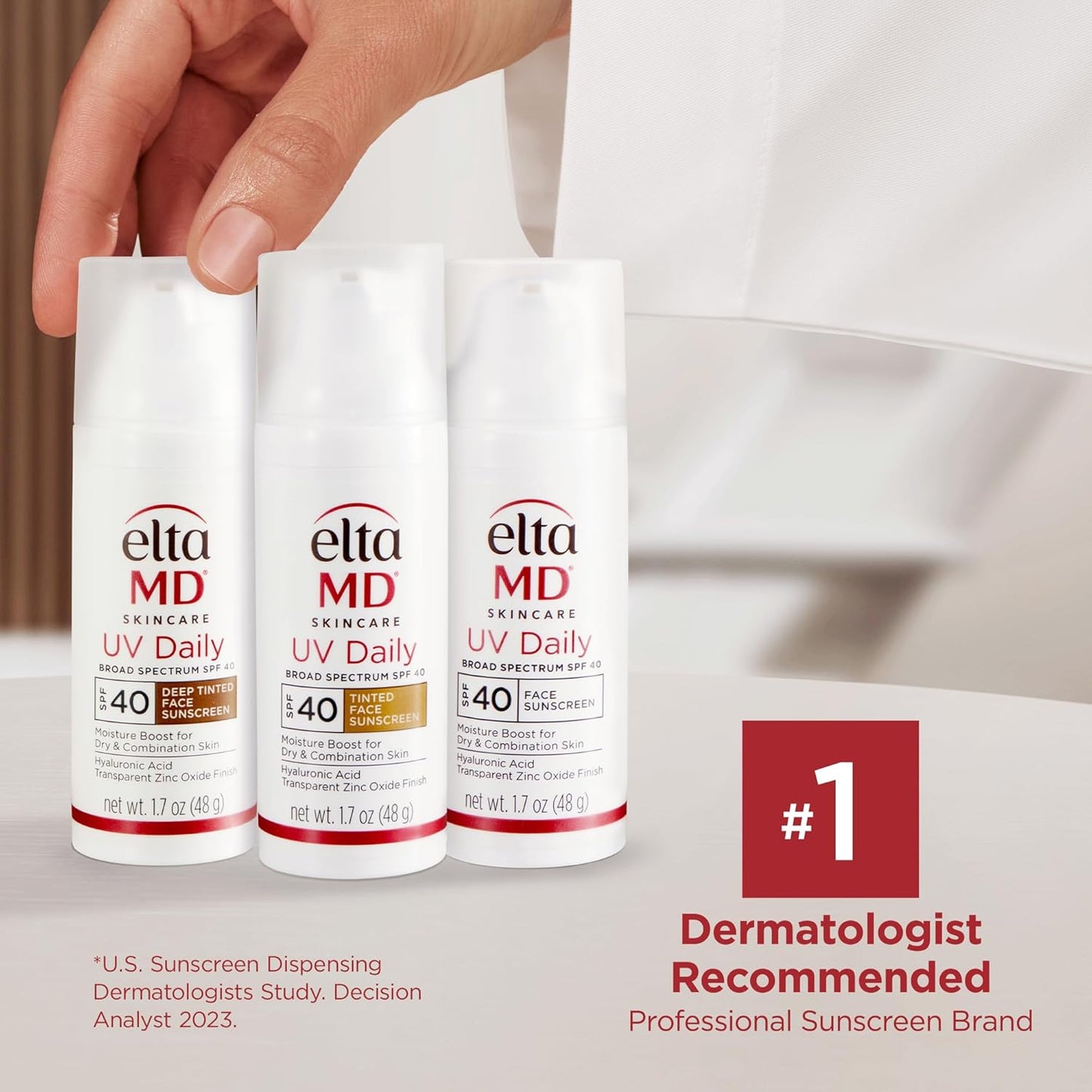 EltaMD UV Daily Moisturizing Facial Sunscreen SPF 40 by EltaMD for Unisex - 1.7 oz Sunscreen