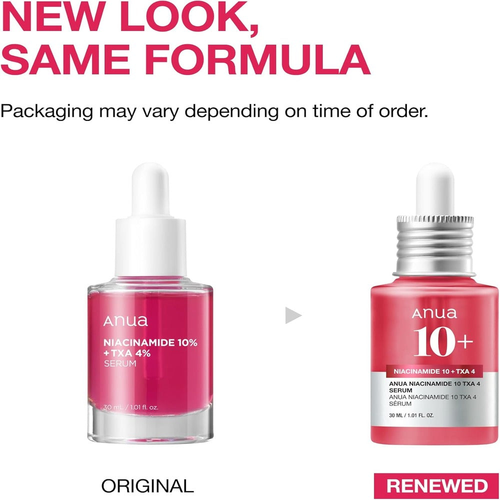 ANUA 10% Niacinamide + 4% Tranexamic Acid Serum – Korean Brightening Serum with Ceramides, Arbutin & Hyaluronic Acid (30ml)