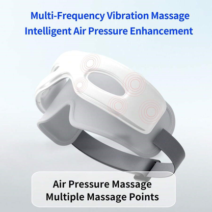 Eye Massager with Heat, Air Compression & Bluetooth Music – Rechargeable Eye Therapy for Eye Strain, Dark Circles & Better Sleep