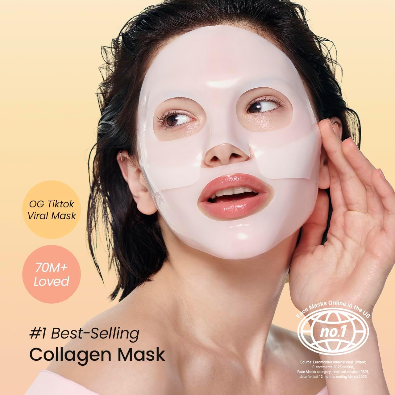 BIODANCE Bio-Collagen Real Deep Mask – 4 Hydrogel Sheet Masks with Collagen, Probiotics & Hyaluronic Acid | Pore Tightening, Firming & Hydrating Skincare