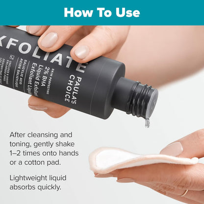 118ml Paula’s Choice SKIN PERFECTING 2% BHA Liquid Exfoliant – Daily Leave-On Salicylic Acid Treatment for Pores, Blackheads & Fine Lines (118ml)