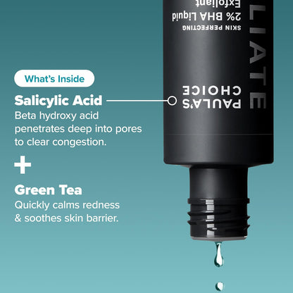 118ml Paula’s Choice SKIN PERFECTING 2% BHA Liquid Exfoliant – Daily Leave-On Salicylic Acid Treatment for Pores, Blackheads & Fine Lines (118ml)