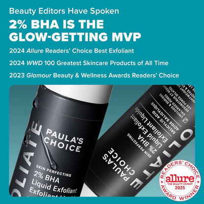 118ml Paula’s Choice SKIN PERFECTING 2% BHA Liquid Exfoliant – Daily Leave-On Salicylic Acid Treatment for Pores, Blackheads & Fine Lines (118ml)
