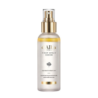 d'Alba Italian White Truffle First Spray Serum – Hydrating, Soothing Vegan Face Mist with Antioxidants & Vitamins (100ml)