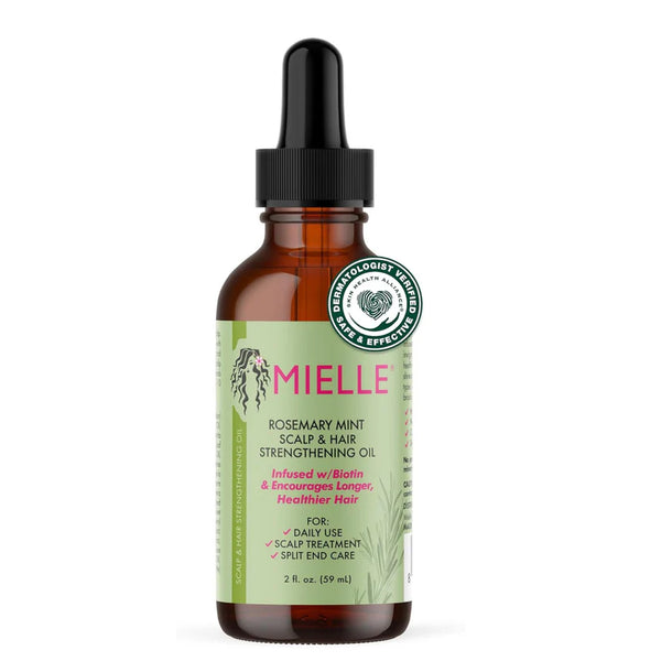 Mielle Organics Rosemary Mint Hair Oil  Scalp & Hair Strengthening Oil with Biotin (2 oz)