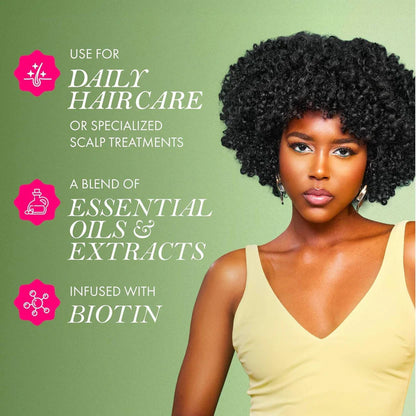 Mielle Organics Rosemary Mint Hair Oil  Scalp & Hair Strengthening Oil with Biotin (2 oz)